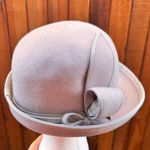Vintage Wool Grey Women's Hat